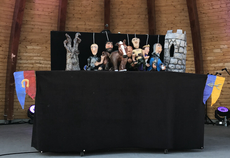 Teatr lalkowy, lalki na scenie