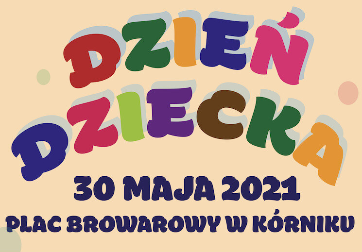 kolorowy plakat z tekstem