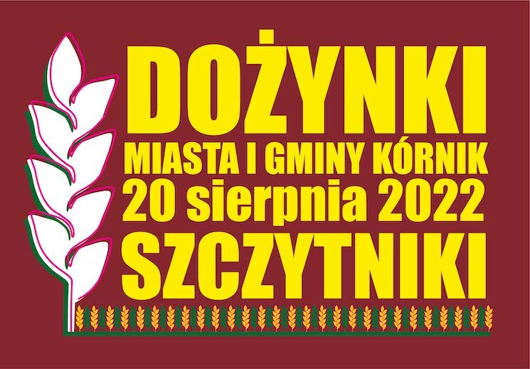 Żółty tekst na brązowym tle