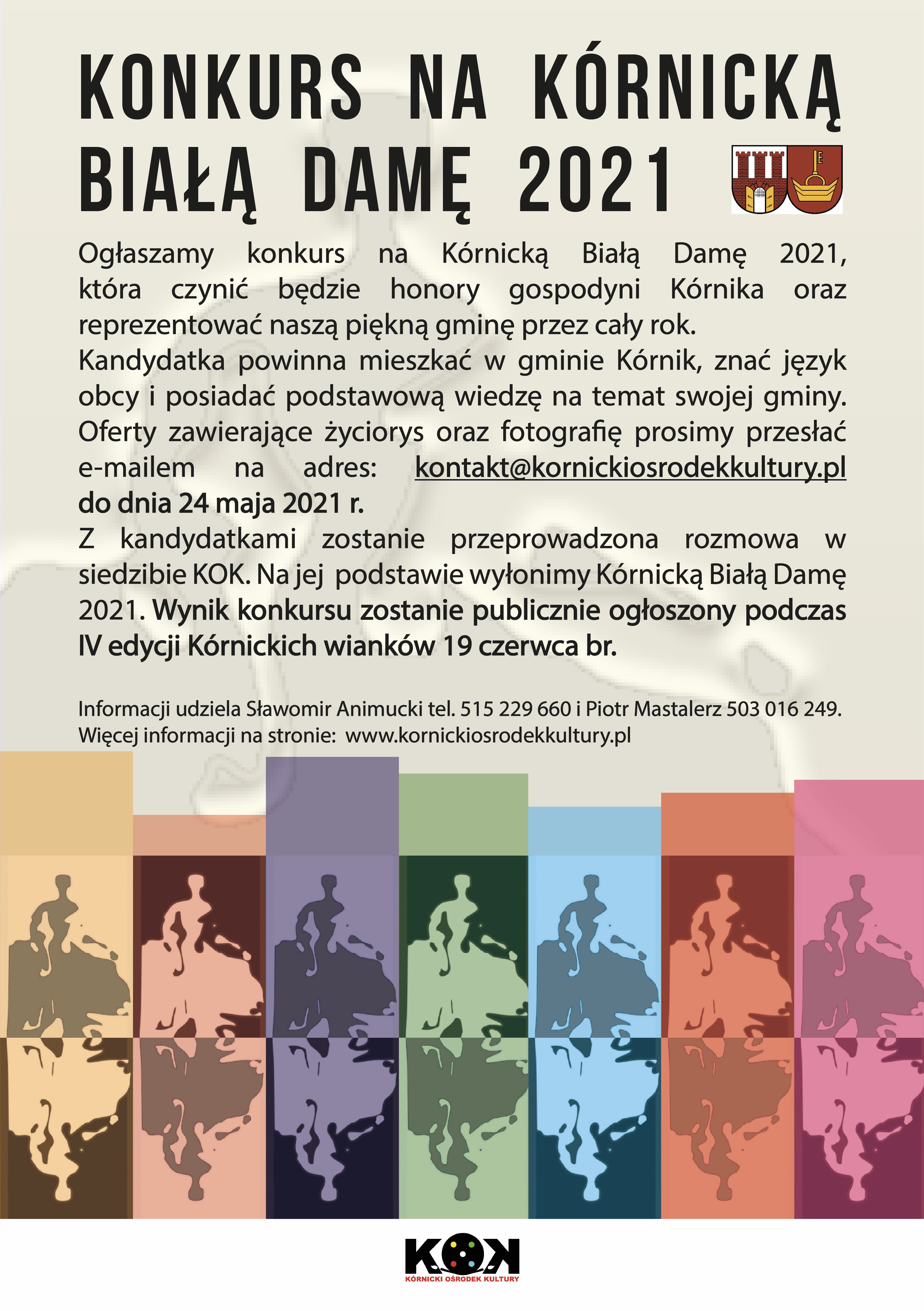 kolorowy plakat z tekstem