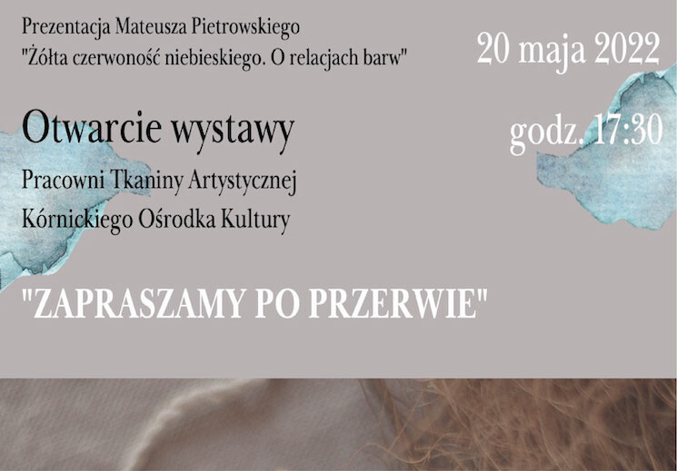 Tekst na kolorowym tle