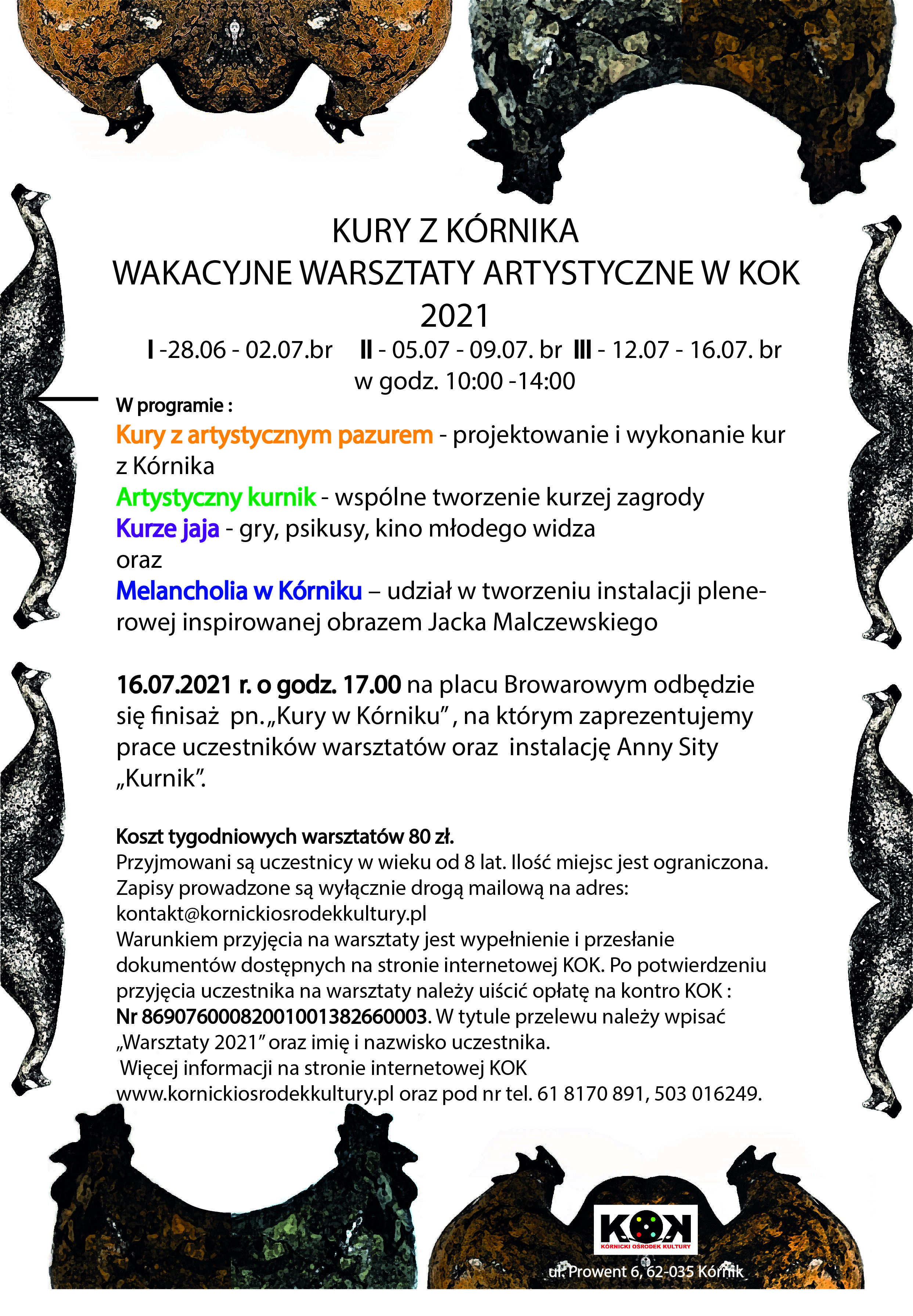 plakat z tekstem